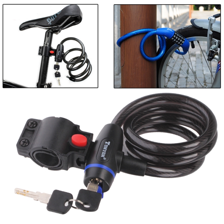 

Copper Cable Security Bicycle Lock Set