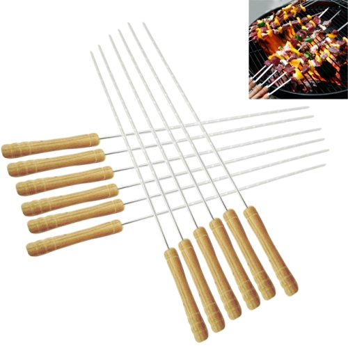 

12 PCS Outdoor Camping Barbecue Needles, Length: 30cm