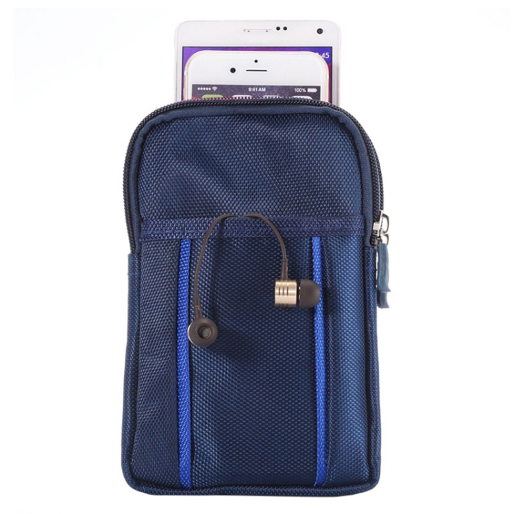 

Universal Multifunctional 6.3 Inch Double Lattice Two-colored Polyester Pearl Material Storage Waist Packs / Waist Bag / Hiking Bag / Camping Bag for iPhone X & 8 Plus & 7 & 7 Plus & iPhone 6 Plus & 6s Plus, Galaxy S9+ & S9 & Note 8 & S8 & S8 +, OnePlus 5