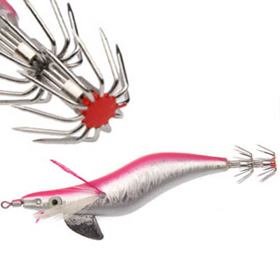 

3.0# RIZE Dedicated to Squid Wood Shrimp Shape Hook (Random Color Delivery)