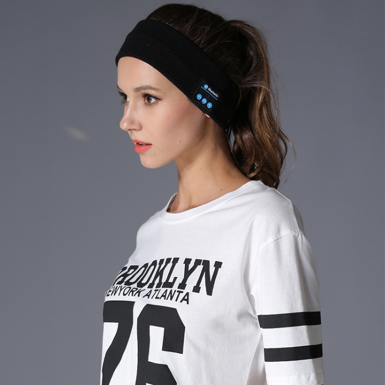 

My-Call Bluetooth V5.0 Headsfree Sport Headband Music Headwear for iPhone 6 & 6s / iPhone 5 & 5S / iPhone 4 & 4S and Other Bluetooth Devices(Black)