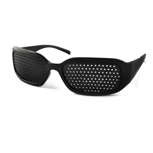 

Outdoor Protective Goggles Mesh Glasses Eyes Health Care Vision Care Pinhole Glasses(Black)