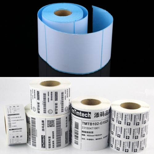 

Thermal Printing Paper / Thermal Adhesive Label Paper, Size: 150mm x 100mm（350pcs Labels）