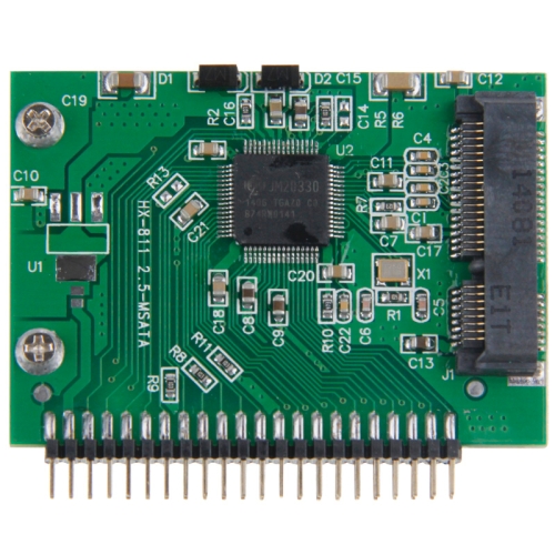 

mSATA Mini PCI-E SSD Female to 3.3V 2.5 inch 44 Pin IDE Male Converter Card