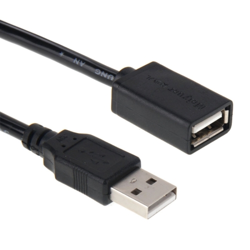 SUNSKY - USB 2.0 AM to AF Extension Cable, Length: 3m(Black)