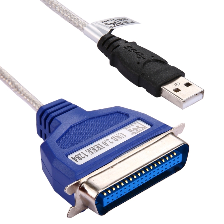 

High Quality USB 2.0 to Parallel 1284 36 Pin Printer Adapter Cable, Cable Length: Approx 1m(Green)
