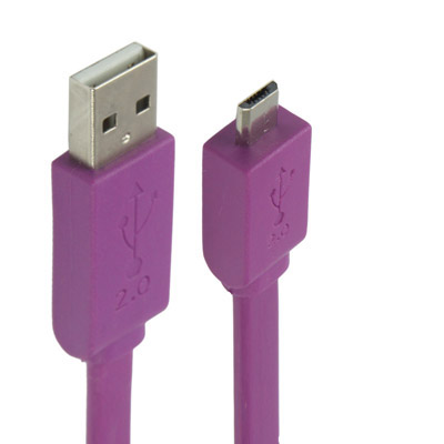 

1.5m Noodles Style USB 2.0 AM to Micro 5pin Data Transfer Cable,, For Galaxy, Huawei, Xiaomi, Sony, LG, HTC, Google and other Android Smartphones(Purple)