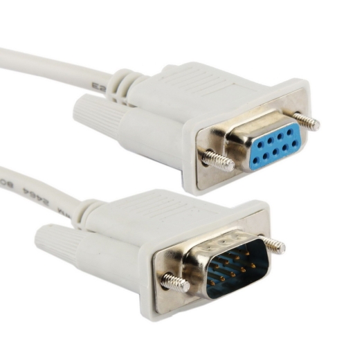 

DB9 Male to Female RS232 9Pin Serial Extension Cable, Length: 1.5m