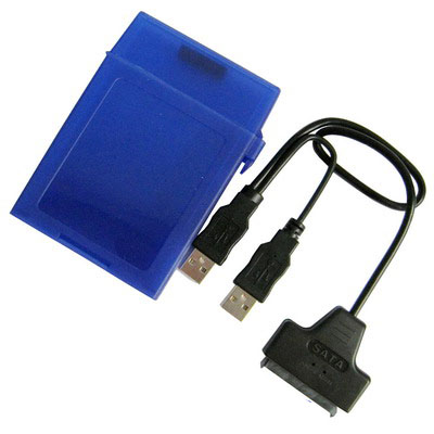 

USB 2.0 To Serial ATA HDD Converter & 2.5 inch HDD Store Tank