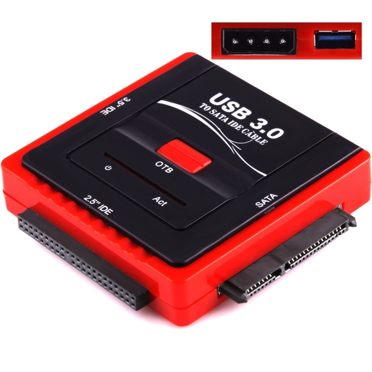 

USB 3.0 To SATA/IDE Adapter Hard Drive Converter for Universal 2.5/3.5 HDD/SSD Hard Drive Disk With Power Supply