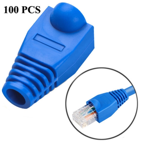 Blue 100 PCS Cable Clip 0.8-2.0mm Adapt to Line Diameter 