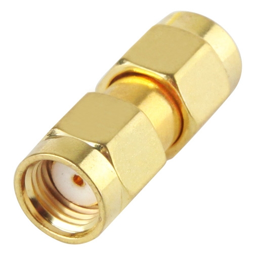 

Gold Plated RP-SMA Male to RP-SMA Male Adapter