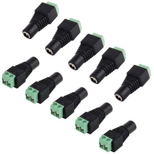 

10 PCS CCTV DC Power Female Jack Connector