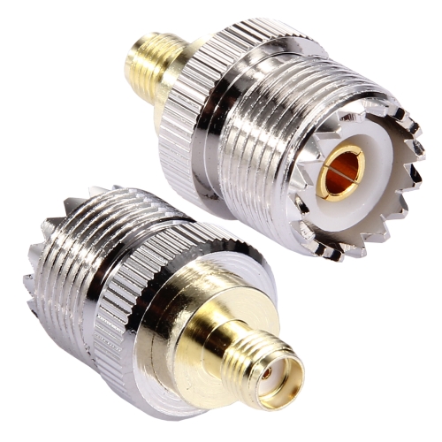 

Coaxial SMA Female to UHF Female Adapter(Silver)
