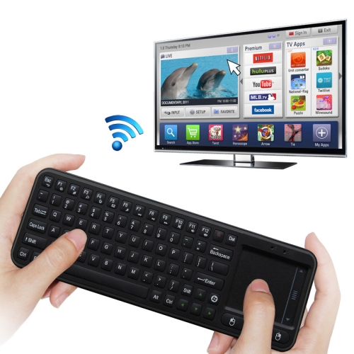 ... Keyboard Touchpad Air Fly Mouse for Mini PC Android TV Box(Black