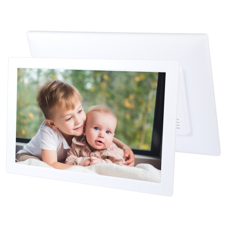 

15 inch 1280 x 800 LED Digital Picture Frame with Holder & Remote Control Support SD / MMC / MP3 / MP4 / and USB(White)