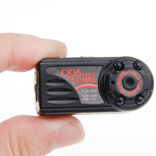 

QQ6 Full HD 1080P IR Night Vision Mini DV DVR 12.0 MP Thumb Metal Camera Digital Video Recorder