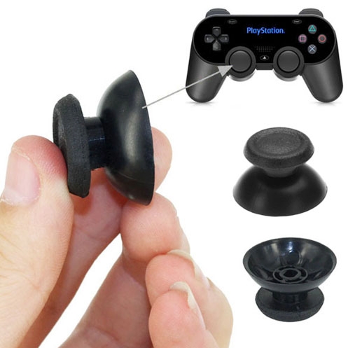 

2 PCS Plastic Hat Key Protector Thumb Grips Joystick Caps for Sony PS4