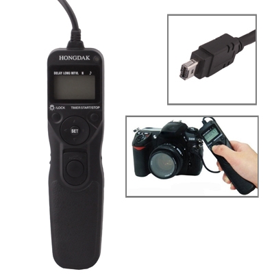 Camera, Photo & Video Timer Remote Shutter Cord for Nikon D7000 ...