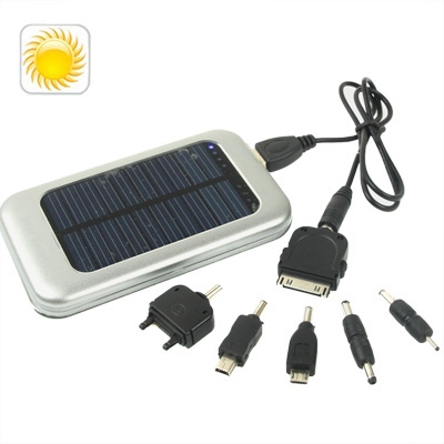 

3500mAh Solar Energy Charger for iPhone / iPad / iPod Touch, MP3 / MP4, Digital Camera and other Mobile Phone (Silver)