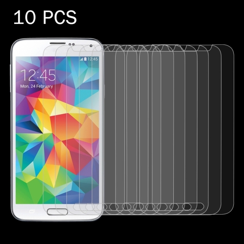 

10 PCS for Galaxy S5 / G900 0.26mm 9H Surface Hardness 2.5D Explosion-proof Tempered Glass Screen Film