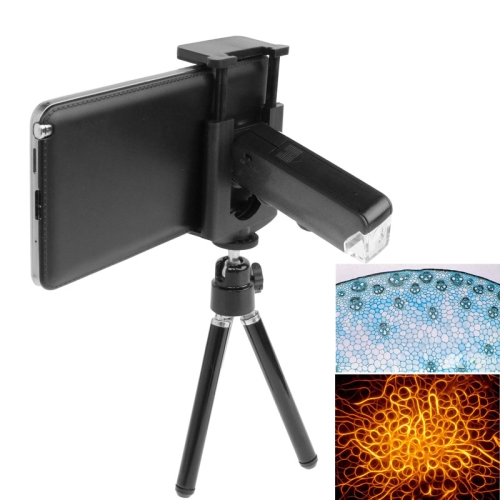 

60-100X Zoom Universal Digital Mobile Phone Microscope Magnifier with Tripod / Adjustable Clip & LED Light , For iPhone, Galaxy, Sony, Lenovo, HTC, Huawei, Google, LG, Xiaomi, other Smartphones