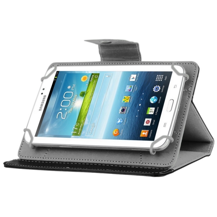 

Universal Crazy Horse Texture Horizontal Flip Leather Case with Holder for 7 inch Tablet PC(Black)