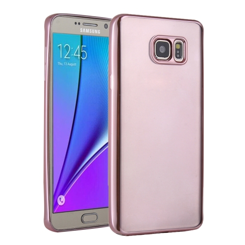 

For Galaxy S7 / G930 Plating Soft TPU Protective Cover Case (Rose Gold)