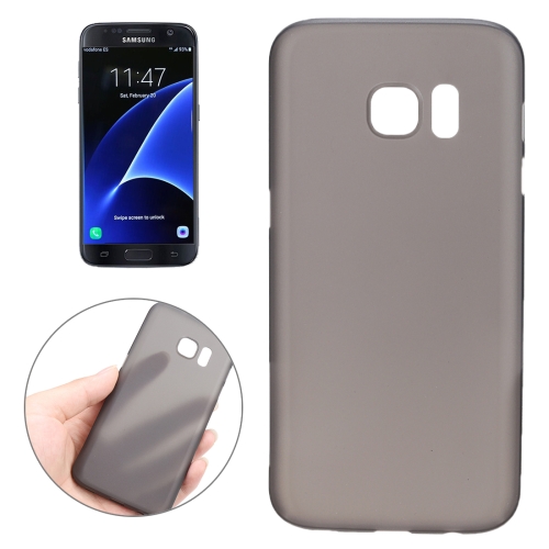 

For Galaxy S7 / G930 0.3mm Ultrathin Translucent Color PP Protective Cover Case (Black)