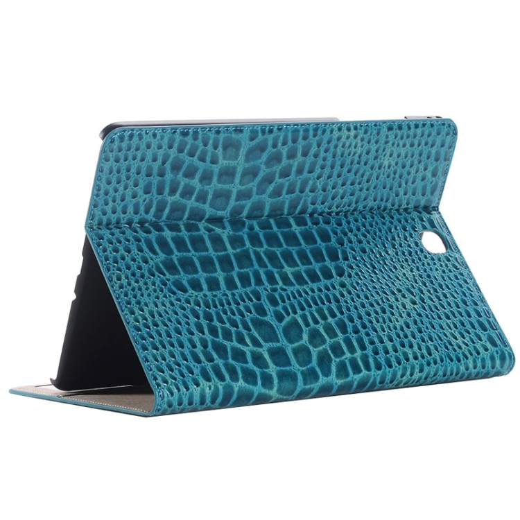 

Crocodile Texture Horizontal Flip Leather Case with Holder & Card Slots & Wallet for Galaxy Tab A 9.7 / T550 / T555 / P550 /P555(Dark Blue)