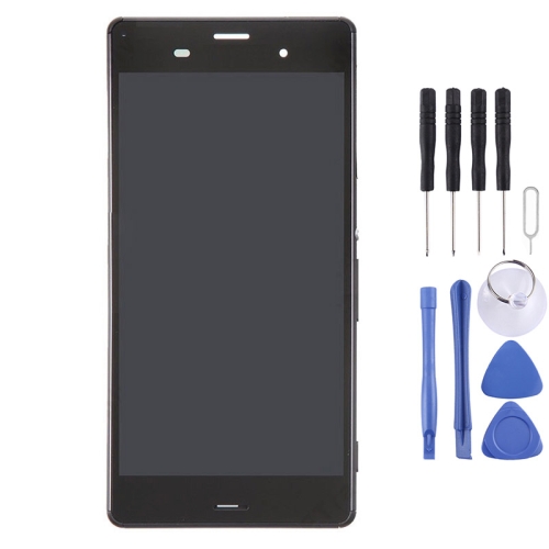 

LCD Display + Touch Panel with Frame for Sony Xperia Z3 (Dual SIM Version) / D6633 / L55U (Black)