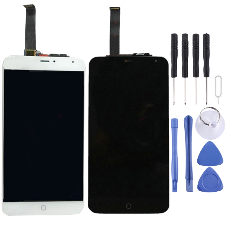 Color : Black Premium Quality Black LCD Screen and Digitizer Full Assembly for BQ BQ-6015L Universe
