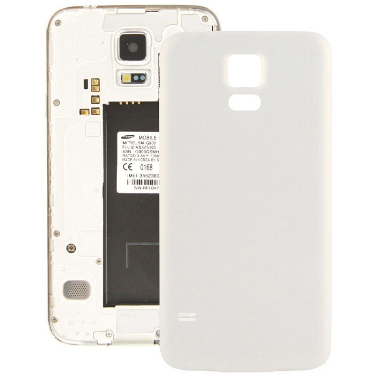 

High Quality Back Cover for Galaxy S5 / G900(White)