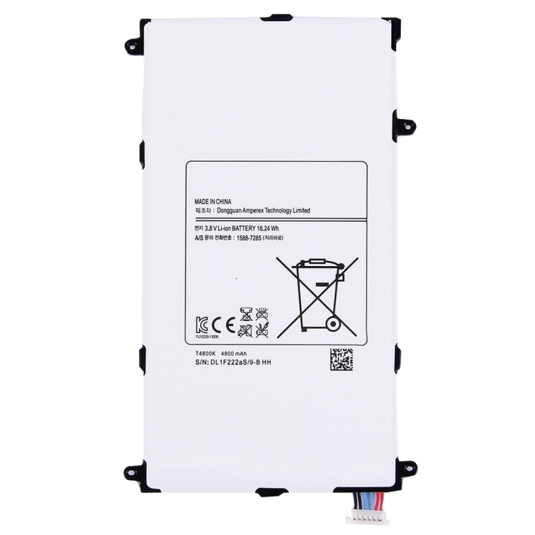 

3.8V 4800mAh Rechargeable Li-ion Battery for Galaxy Tab Pro 8.4 / T320 / T321 / T325