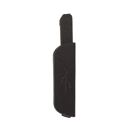 

USB Data Charging Port Flap Cover Dustproof Block for Galaxy S4 Active / i9295(Black)