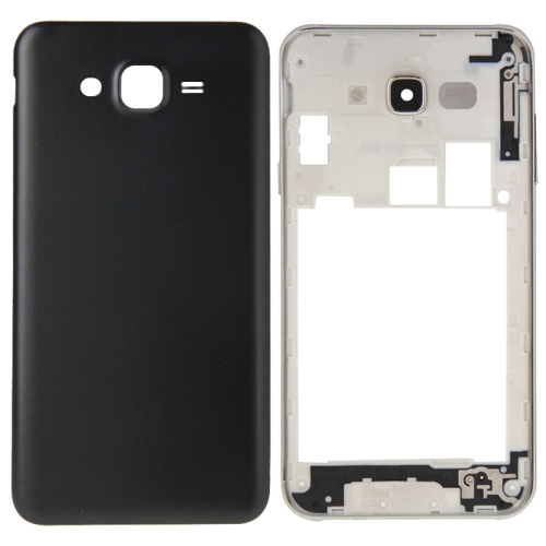 

Full Housing Cover (Middle Frame Bezel + Battery Back Cover) for Galaxy J7(Black)