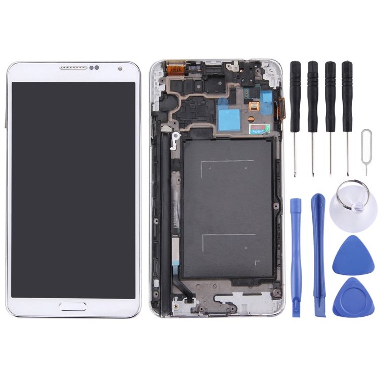 

Original LCD Display + Touch Panel with Frame for Galaxy Note III / N900(White)