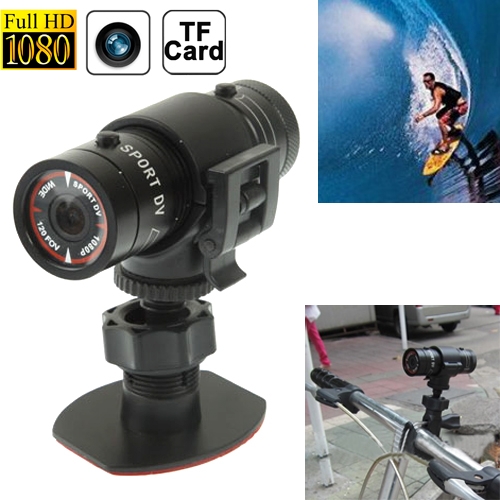 SUNSKY F9 Full HD 1080P Action Helmet Camera / Sports Camera / Bicycle Camera, Support TF Card
