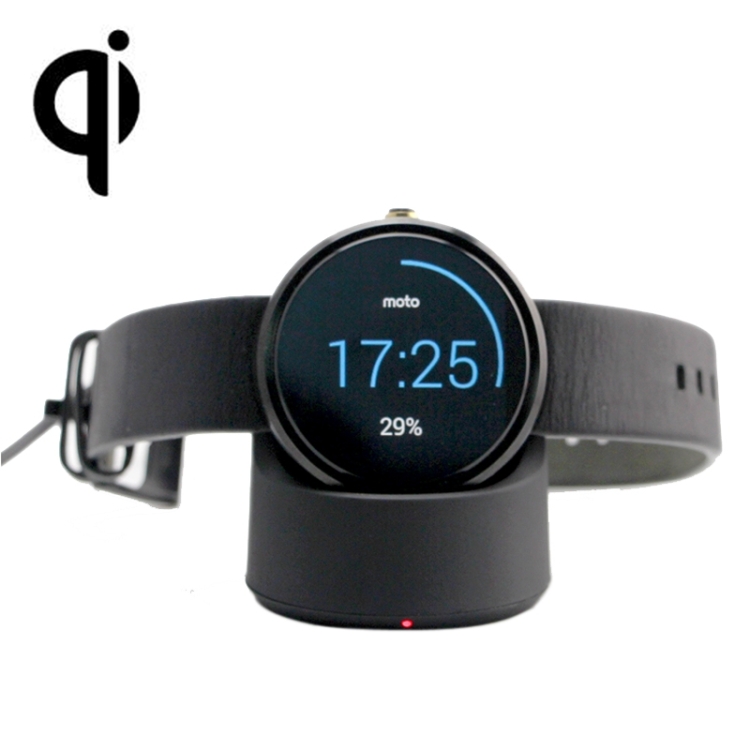 

Qi Standard Wireless Charger for Motorola Moto 360 Smart Watch(Black)