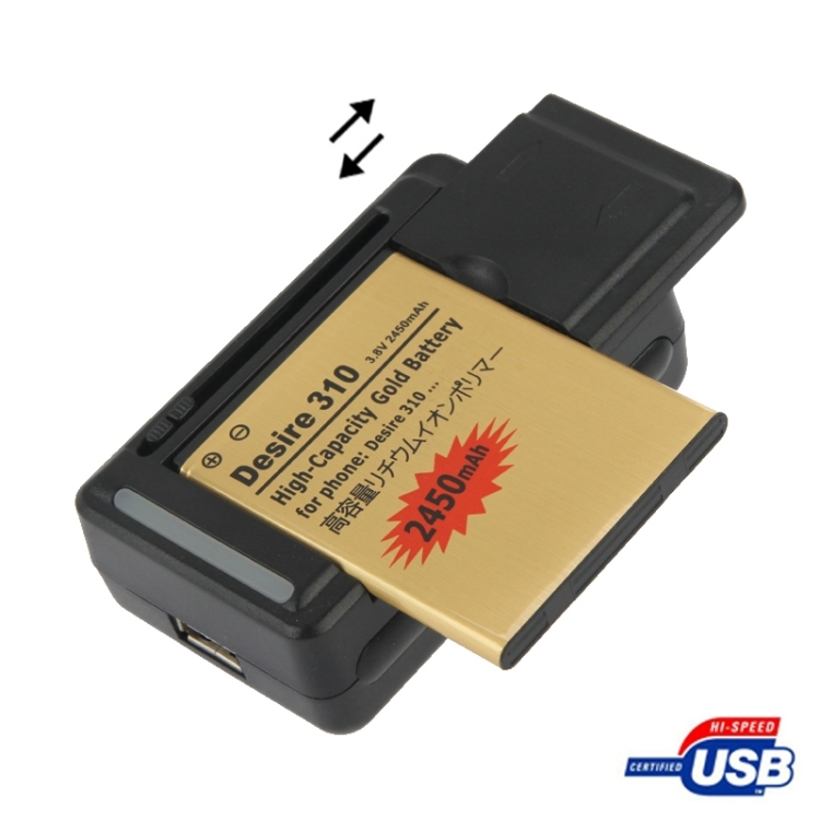 

FD-568 EU Plug Adjustable Width USB Universal Charger for Lithium-ion Battery(Black)