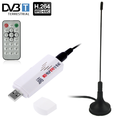 

USB 2.0 DVB-T Stick with Remote Control & FM Radio Function, Support H.264 (MPEG 4) & MPEG 2 Encoding