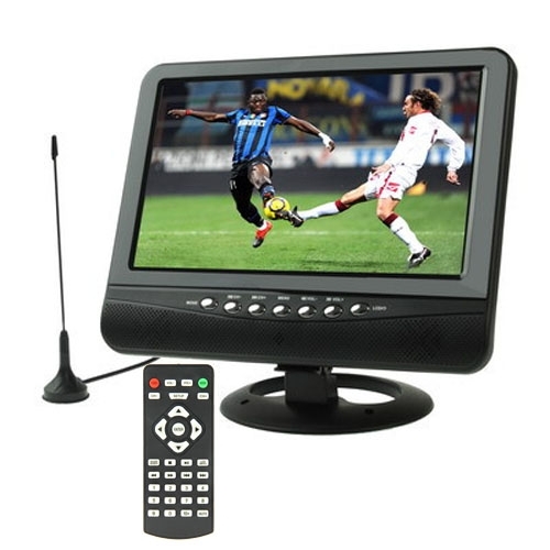 SUNSKY - 9.5 inch TFT LCD Color Portable Analog TV with Wide View Angle ...