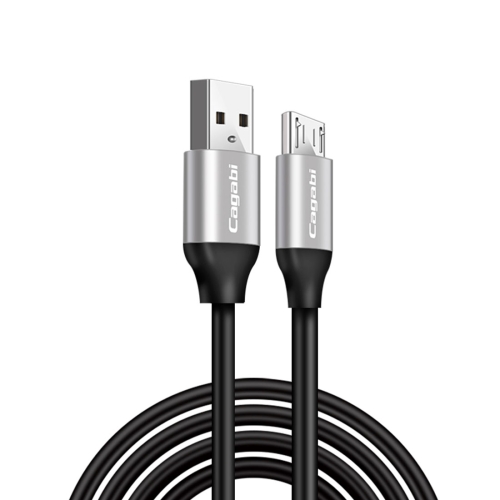 

Cagabi T1 1m 2.4A Aviation Aluminum Alloy + TPE USB to Micro USB Data Sync Fast Charging Cable, For Galaxy, Huawei, Xiaomi, HTC, Sony and Other Smartphones