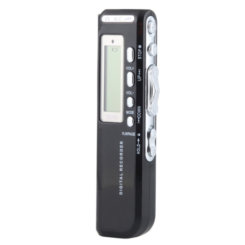 

4GB Digital Voice Recorder Dictaphone MP3 Player, Support Telephone Recording, VOX Function(Black)