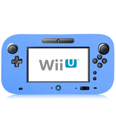 

Flexible Silicone Full Protective Case for Nintendo Wii U(Blue)