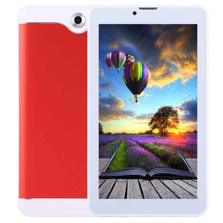 

7.0 inch Tablet PC, 512MB+8GB, 3G Phone Call Android 6.0, SC7731 Quad Core, OTG, Dual SIM, GPS, WIFI, Bluetooth(Red)