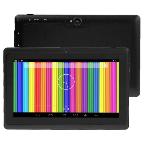 

Q88 Tablet PC, 7.0 inch, 512MB+8GB, Android 4.4, Allwinner A33 Quad Core 1.5GHz, WiFi, Bluetooth(Black)