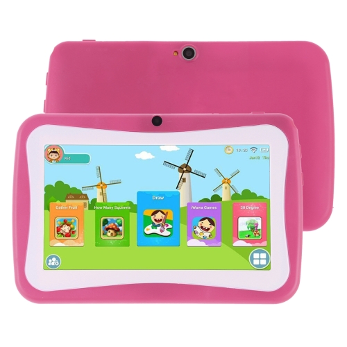 

M755 Kids Education Tablet PC, 7.0 inch, 512MB+8GB, Android 5.1 RK3126 Quad Core up to 1.3GHz, 360 Degree Menu Rotation, WiFi(Magenta)