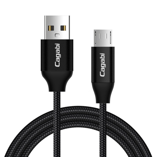 

Cagabi N1 1m 2.4A Aviation Aluminum Alloy + Nylon USB to Micro USB Data Sync Fast Charging Cable, for Samsung Galaxy S7 & S7 Edge / LG G4 / Huawei P8 / Xiaomi Mi4 and other Smartphones