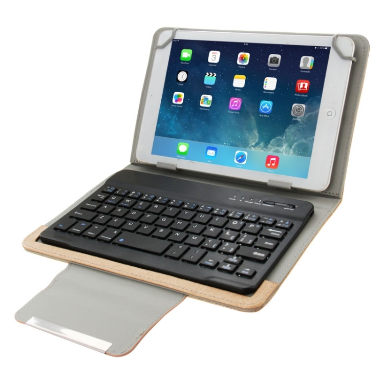 

Universal Leather Case with Separable Bluetooth Keyboard and Holder for 10.1 inch Tablet PC(Brown)